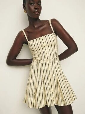 Reformation pleated Mini Dress